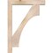 Ekena Millwork Westlake Block Smooth Bracket w/ Offset Brace, Douglas Fir, 5 1/2"W x 30"D x 42"H BKT0604X30X42WTL05SDF - alternate 2